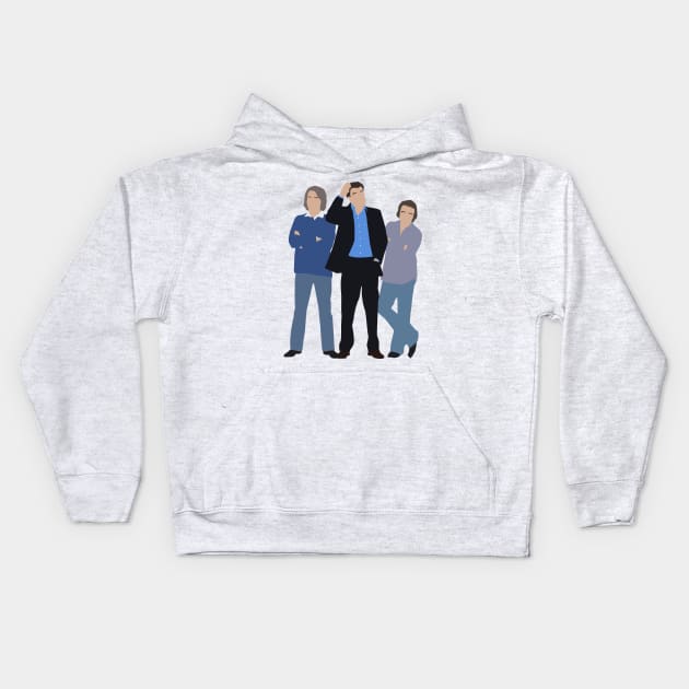 Top Gear Old Line up | Clarkson, Mary and Hammond Kids Hoodie by Art Designs